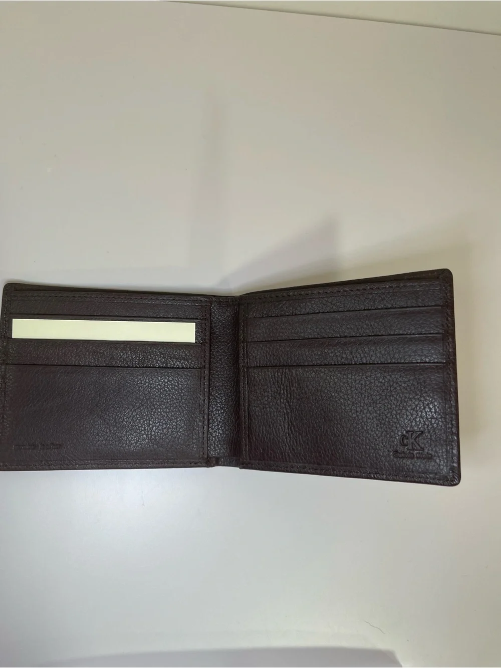 Calvin Klein Bifold Wallet Leather Passcase With Key Fob - New In Box  Mens
